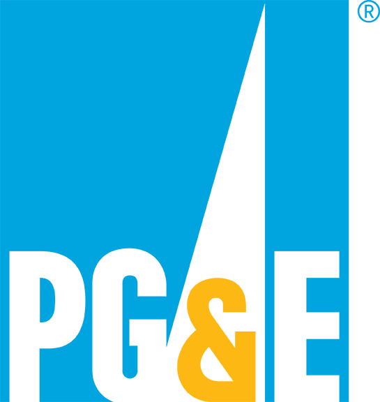 Pacific Gas & Electric logo.