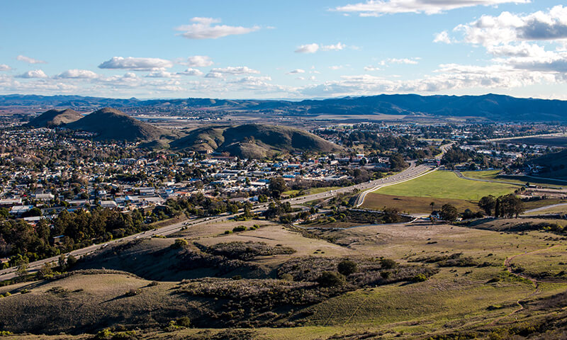 San Luis aerial photo.