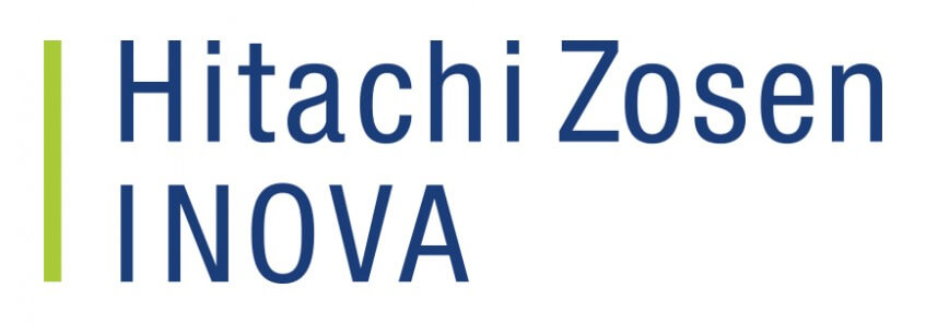 Hitachi Zosen Inova logo.